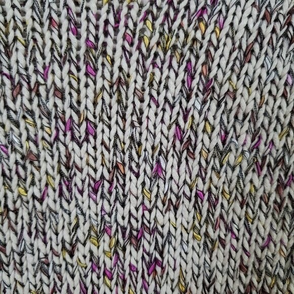 Dynamite Shirt Tail cotton blend V neck Sweater Tunic - Picture 5 of 6